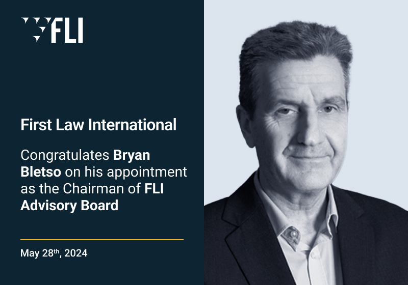 Bryan Bletso is appointed as the new Chairman of FLI Advisory Board