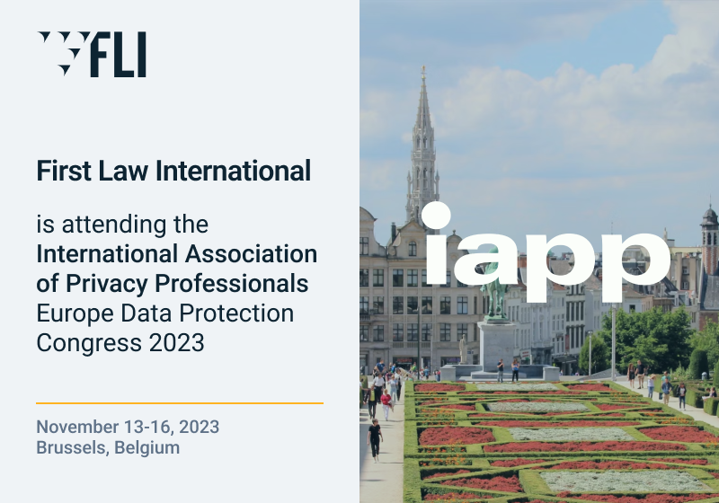 FLI is attending the IAPP Europe Data Protection Congress 2023